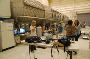 At the Marshall Spaceflight Center with Big, Bigger, Biggest, for Windfall Films in London. Airs on the National Geographic Channel and BBC. Lucy Haken, segment producer, Mark Molesworth, DP.