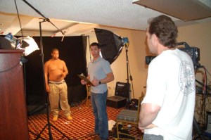 In Knoxville shooting for Jay Kriss, In2Focus Films, for XFA and HD Net. These were interviews, bumps, and lead-ins for a live telecast the next day.