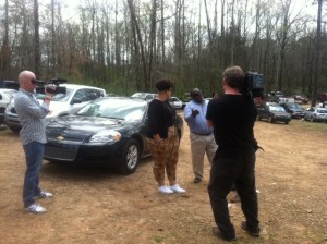 At Brittnay's Dad's place